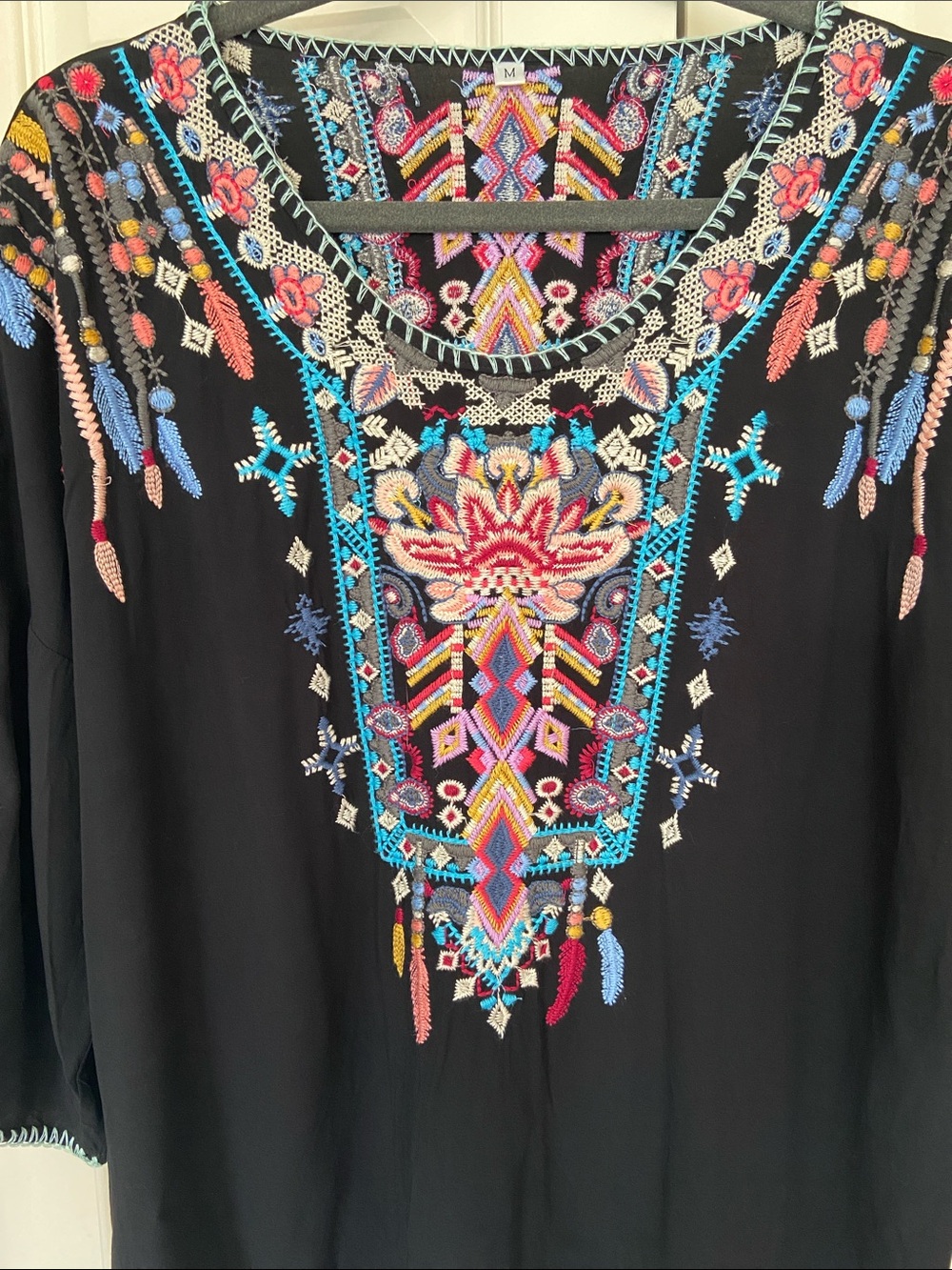 Johnny Was Vibes Embroidered Tunic
